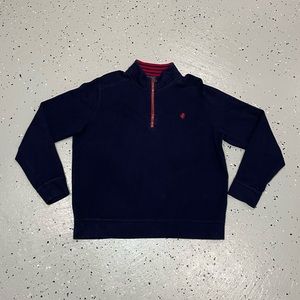 Stafford Prep 1/4 Zip Pullover Jacket Mens Size Large Blue Red